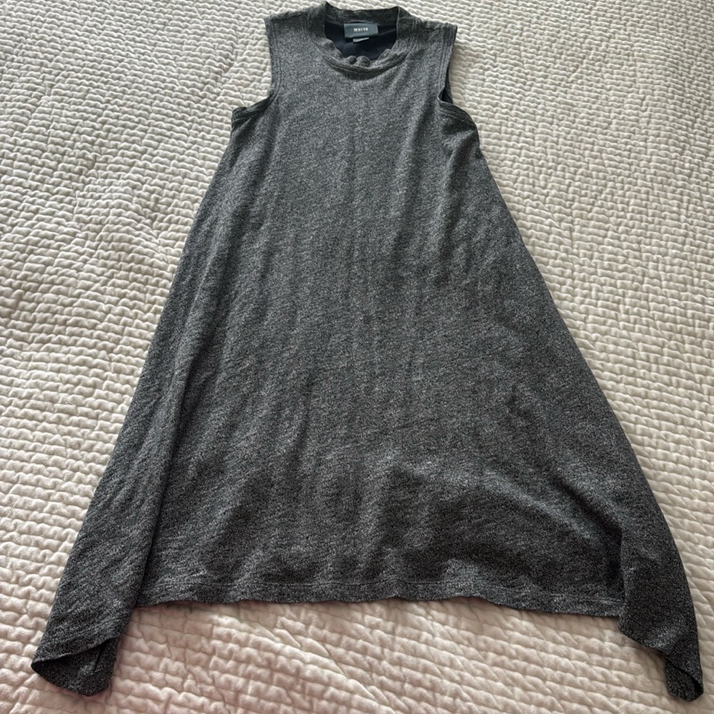 Maeve Gray Sleeveless Midi Dress